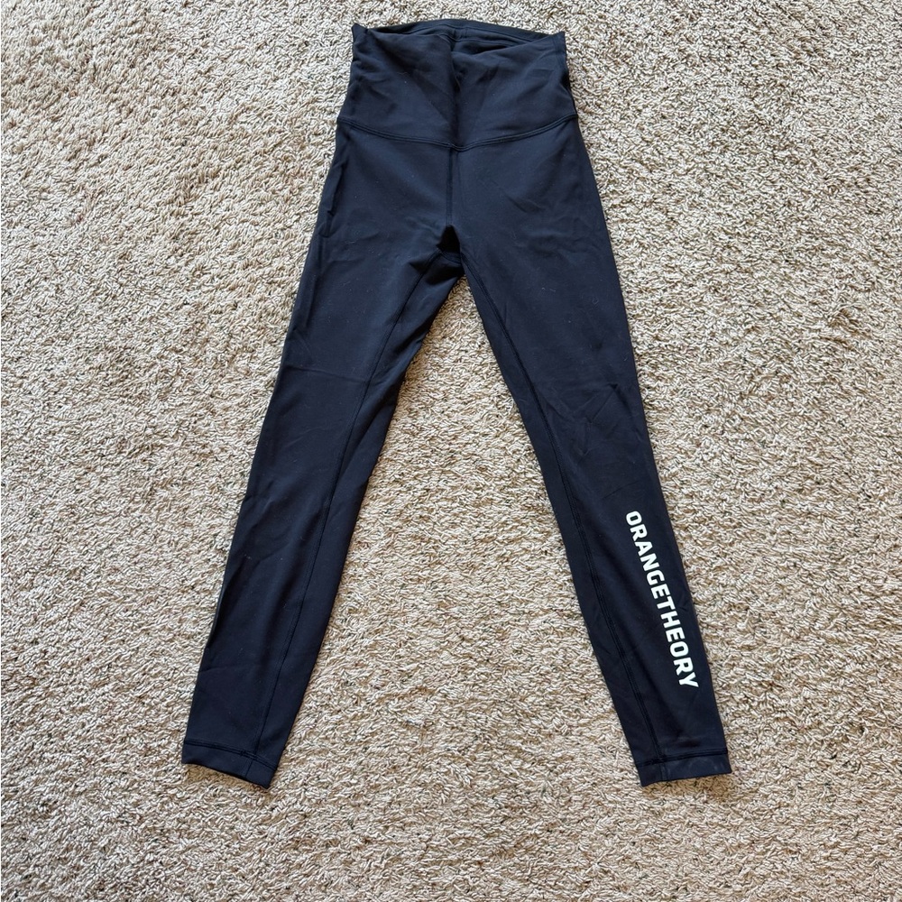 Lululemon Orangetheory Black Wunder Under Tight